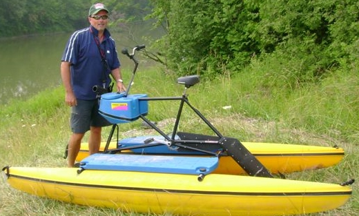 The Hydrobike is my favorite small bass boat! John Rakush