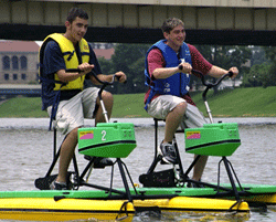 Hydrobikes are a unique and turnkey rental watercraft!